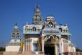 Domes of the Indian Temple, india, krsna temple. Royalty Free Stock Photo