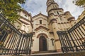 Domes of Our Lady of the Sign Church, the orthodox church betwee Royalty Free Stock Photo