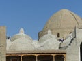 Domes in restructuring of the bazaar of Bukhara in Uzbekistan.