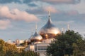 Domes of the Russian Orthodox Church Royalty Free Stock Photo