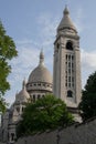 The Domes of Sacre-Coeur in Montmartre, Paris Royalty Free Stock Photo