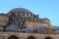 Domes of Suleymaniye Mosque, Istanbul Royalty Free Stock Photo