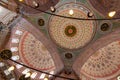 Domes of Yeni Cami or New Mosque in Eminonu district of Istanbul Royalty Free Stock Photo