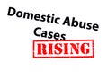 Domestic Abuse Cases Rising Royalty Free Stock Photo