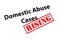 Domestic Abuse Cases Rising Royalty Free Stock Photo
