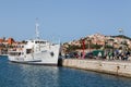 Domestic ferry on the Croatian coast
