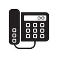 Domestic phone icon isolated on white background Royalty Free Stock Photo