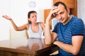 Domestic quarrel between spouses