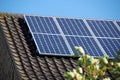 Domestic Solar panels 2 Royalty Free Stock Photo