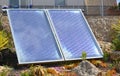 Domestic solar panels Royalty Free Stock Photo