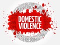 Domestic Violence word cloud