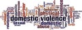 Domestic violence word cloud