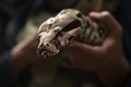Domesticated boa constrictor python snake Royalty Free Stock Photo