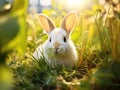 Domesticated rabit  Made With Generative AI illustration Royalty Free Stock Photo