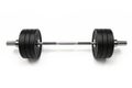 Unleash Your Inner Strength with This CommercialGrade Weightlifting Barbell Ideal for Serious Strength Training and Royalty Free Stock Photo
