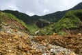 Dominica Boiling Lake Hike Landscape Royalty Free Stock Photo
