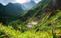 Dominica Boiling Lake Hike Landscape Royalty Free Stock Photo