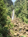 Dominica Water- Waterfall hike Royalty Free Stock Photo