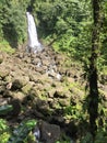 Dominica Water- Waterfall hike Royalty Free Stock Photo