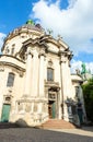 Dominican cathedral in Lviv City (Ukraine).