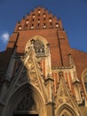 The Dominican Church in Krakow Poland Royalty Free Stock Photo