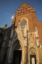 The Dominican Church in Krakow Poland Royalty Free Stock Photo