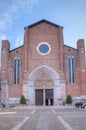 Dominican church of Santa Anastasia in Verona, Italy Royalty Free Stock Photo