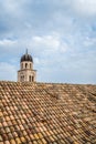 Dominican church tower in Dubrovnik Royalty Free Stock Photo