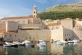 Dominican monastery and old port. Dubrovnik. Croatia