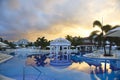 Hispaniola island, Dominican Republic, Hotel Grand Bahia Principe Aquamarine, 12.07.2018 Royalty Free Stock Photo