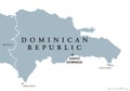 Dominican Republic political map