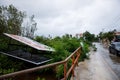 19.09.2022 Dominican Republic Punta Cana Bavaro. Consequences of Hurricane Fiona.