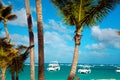 Dominican Republic, Punta cana, Saona Island - Mano Juan Beach. Fishermen`s village Royalty Free Stock Photo