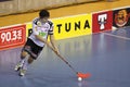 Dominik Hanic - floorball player Royalty Free Stock Photo