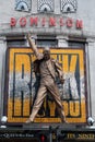 Dominion Theatre Freddie Mercury Queen Statue Royalty Free Stock Photo