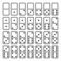 Domino standard complete set