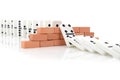 Domino effect Royalty Free Stock Photo