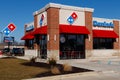 Indianapolis - Circa January 2019: Domino`s Pizza Carryout Restaurant. Dominos is consistently one of the top five companies II Royalty Free Stock Photo
