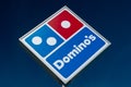 Domino`s Pizza Exterior Sign and Trademark Logo