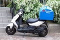 Domino`s Pizza pizza delivery motorcycle