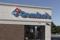 Domino`s Pizza Restaurant. Domino`s delivers more than 1 million pizzas a day Royalty Free Stock Photo