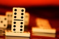 Domino success Royalty Free Stock Photo