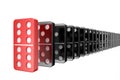 Domino,success concept Royalty Free Stock Photo