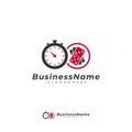 Domino Time logo vector template, Creative Domino logo design concepts Royalty Free Stock Photo