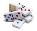 Dominoes Pile Royalty Free Stock Photo