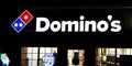 Dominos pizza letters Royalty Free Stock Photo