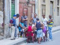 Dominos players in Havana , Cuba