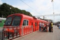 Domodedovo Express train Royalty Free Stock Photo