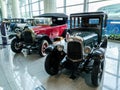 Citroen B14 and Fiat Valencia 505 at the exhibition of retro cars