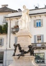 Statue to Gian Giacomo Galletti Ossola, Domodossola, Piedmont, Italy